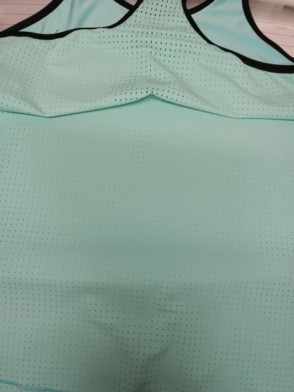 Nike Aqua Athletic Tank with Black Trim